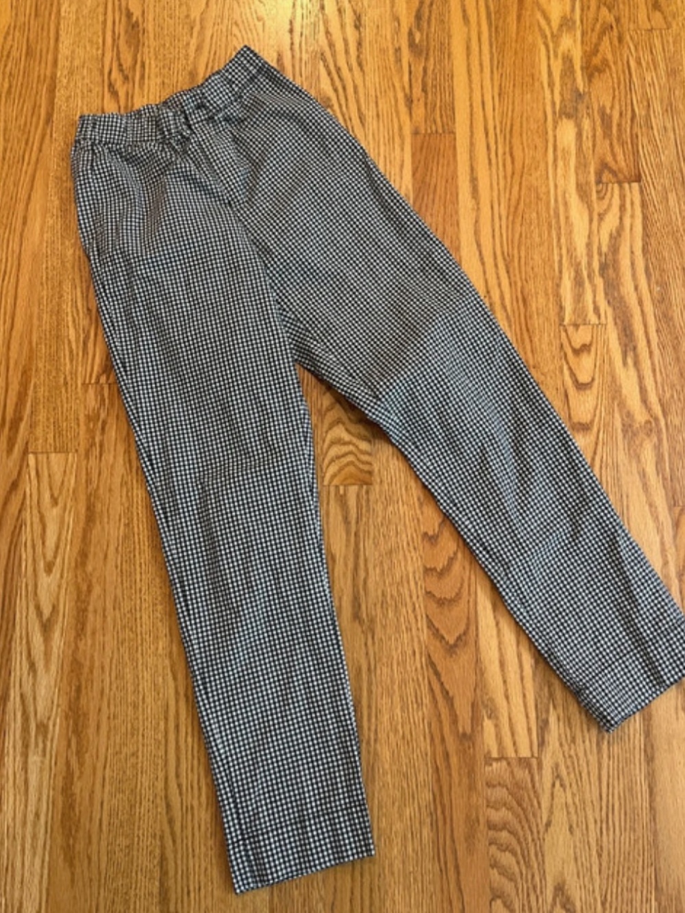 Brandy Melville Black White Gingham Plaid Pants One Size Cottagecore